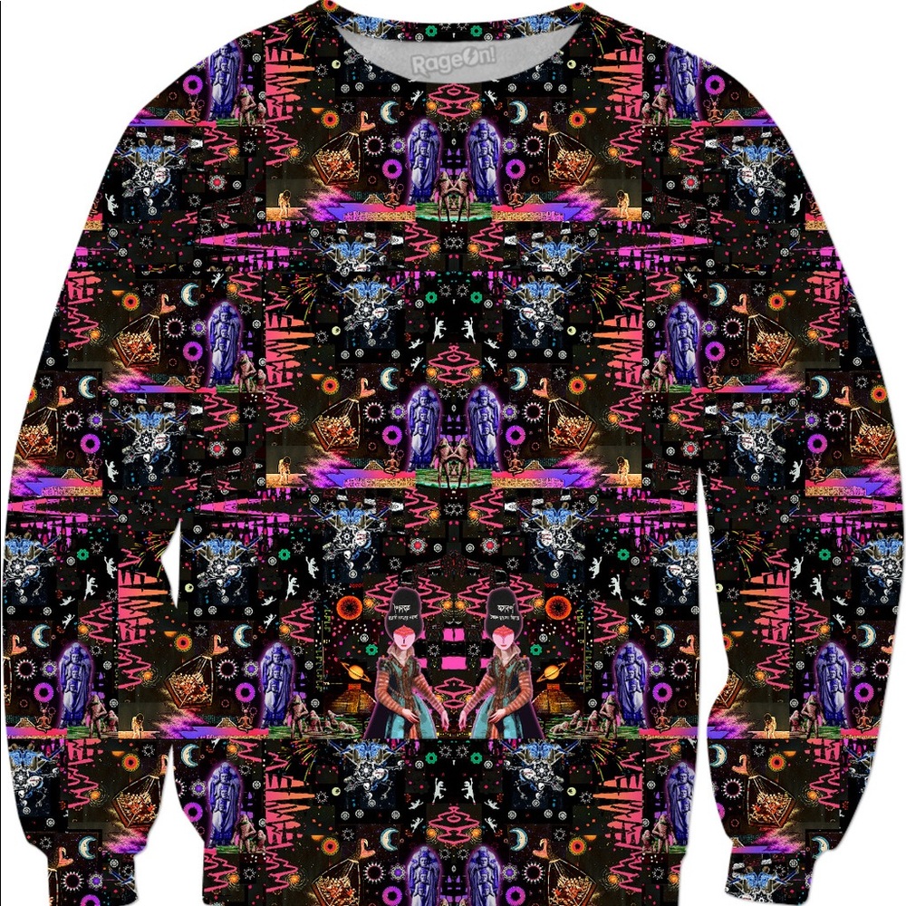 Larry Carlson psychedelic sweatshirt